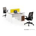 Custom Made Modern Elegant White Teaming Desk Workstation